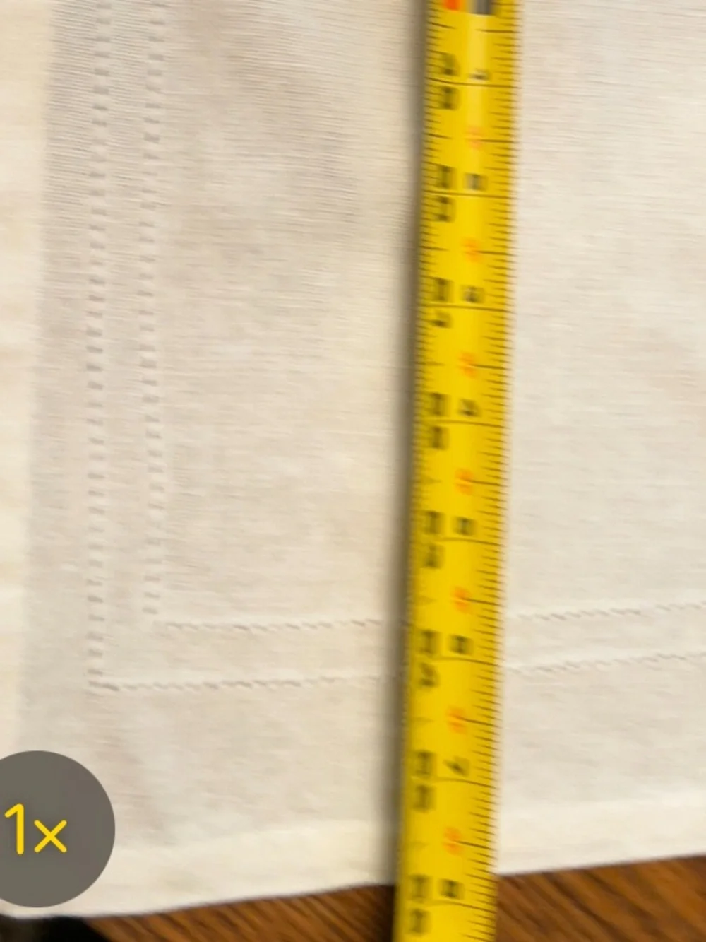 Classic Cream Linen/Rayon Blend Valence OR Table Runner - Neutral Decor Accent.